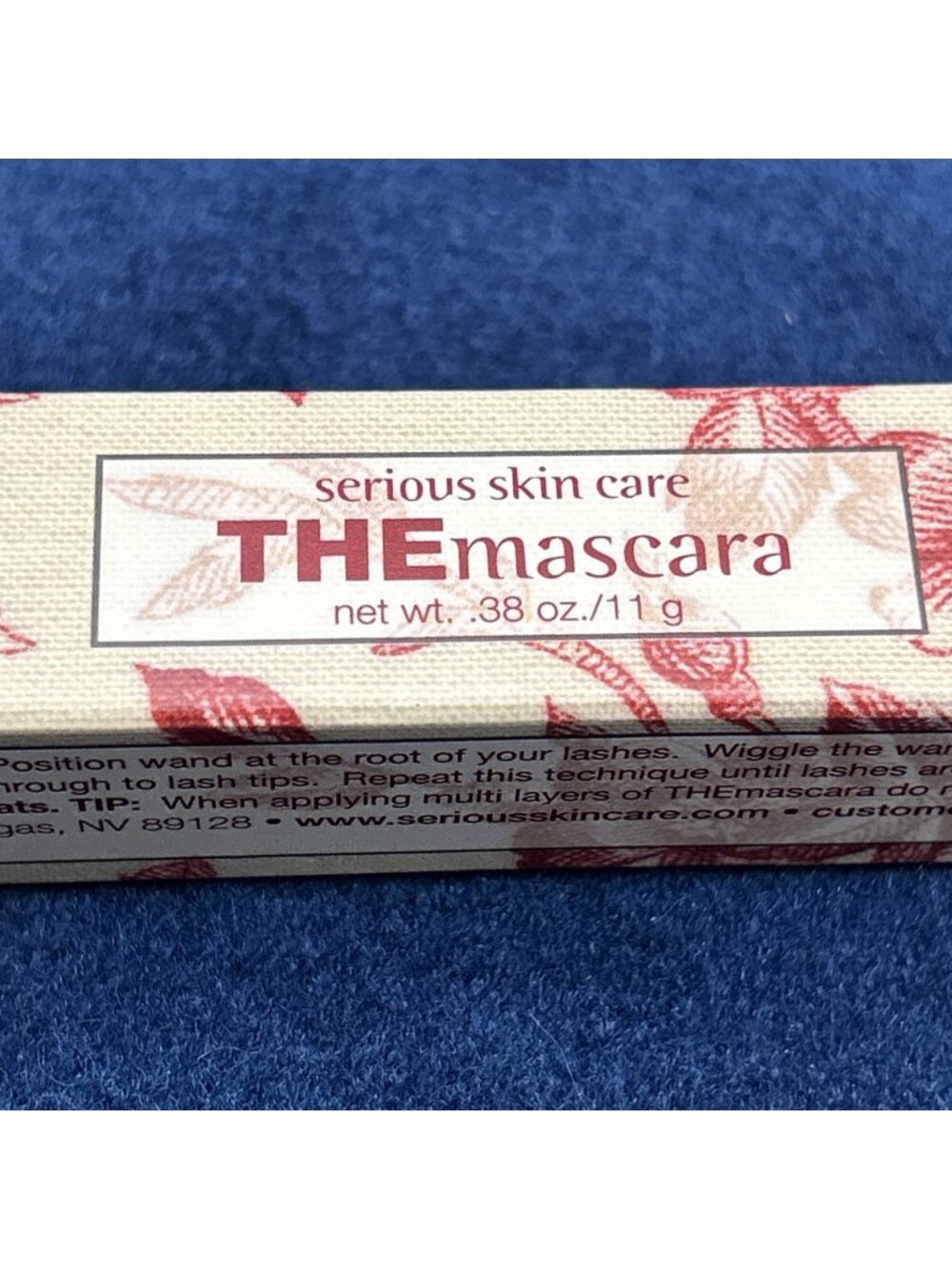 THEmascara by Serious Skin Care Black .38oz/11g Sealed But Open Box